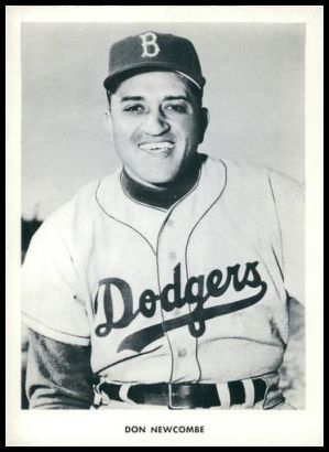 1957 Borden's Dodgers Ticket Promotion Don Newcombe